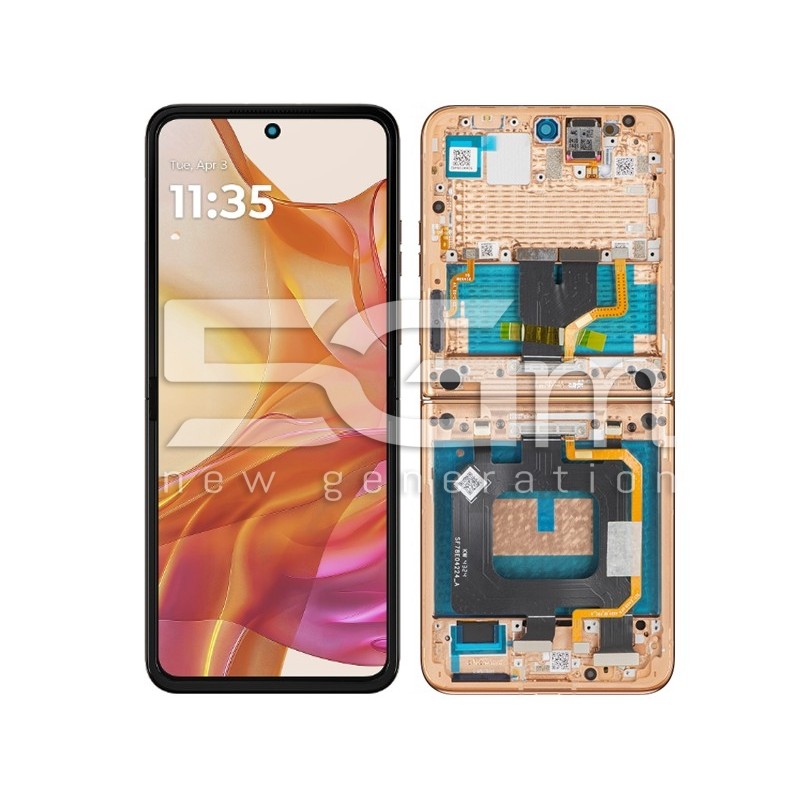 Moto 50 Ultra Display Touch and Frame Mocha Mousse (Ori)