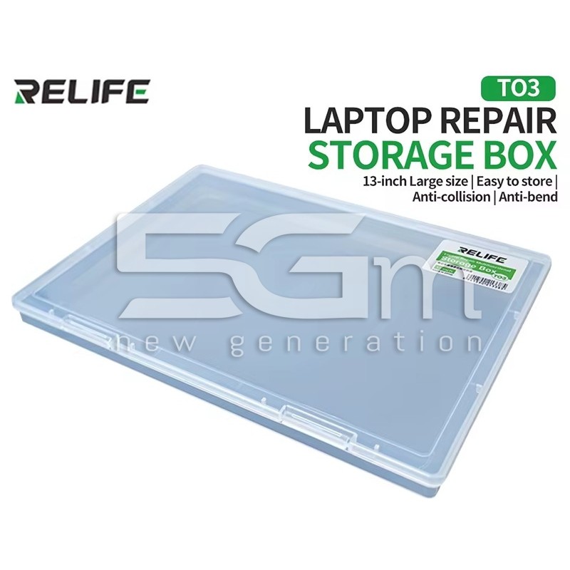 Reife TO3 13-inch Laptop Repair Storage Box Transparent