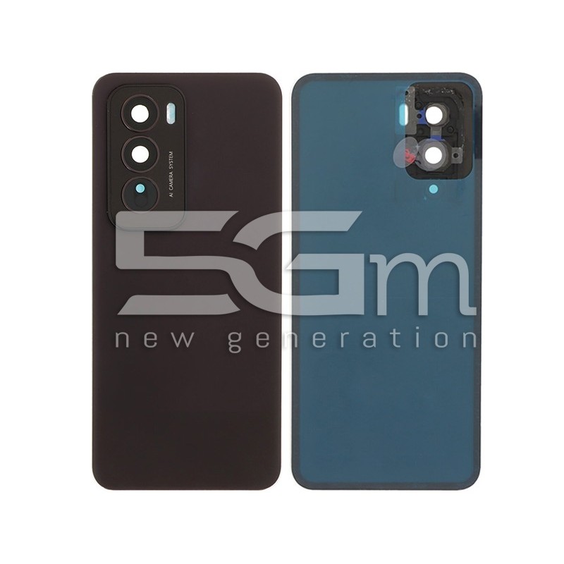 OPPO Reno 12 Pro 5G Hátlap + Kamera Üveg Nebula Black (Logó Nélkül)