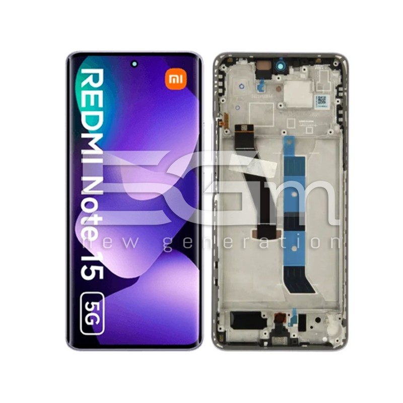 Display Touch + Frame Purple Xiaomi Redmi Note 15 5G (Ori)