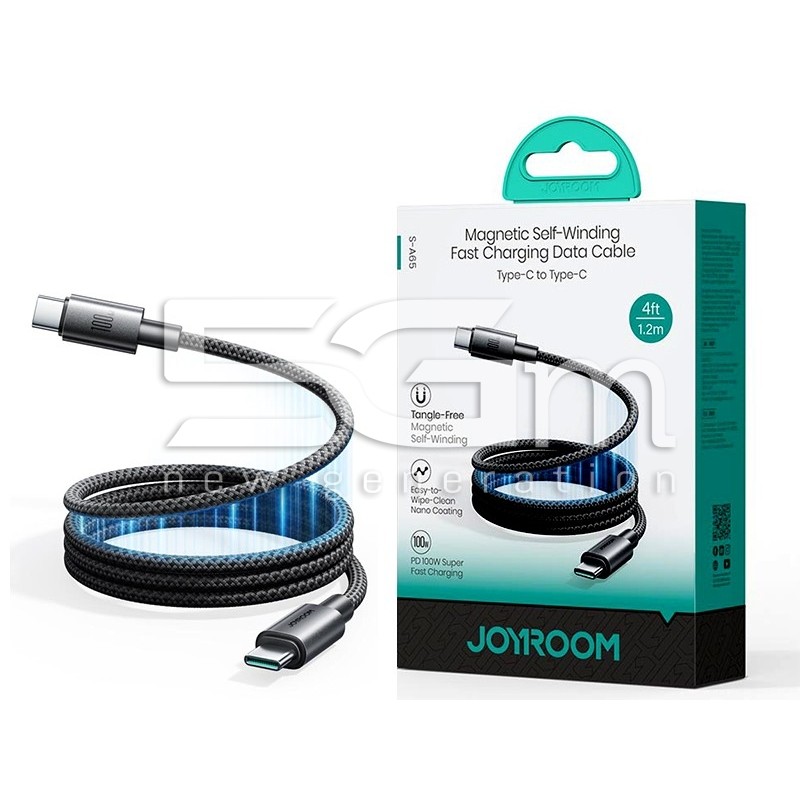 JOYROOM S-A65 100W Type-C to Type-C Cable Black 1.2M