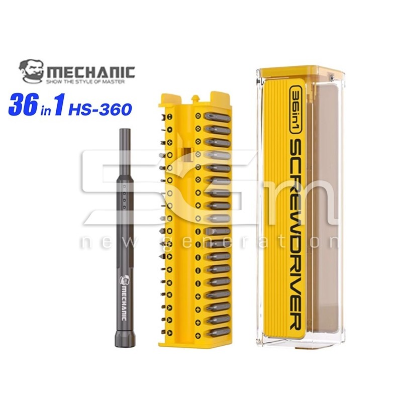 Mechanic HS-360 Präzisionsschraubendreher-Set 36 in 1 | 5G-M.com