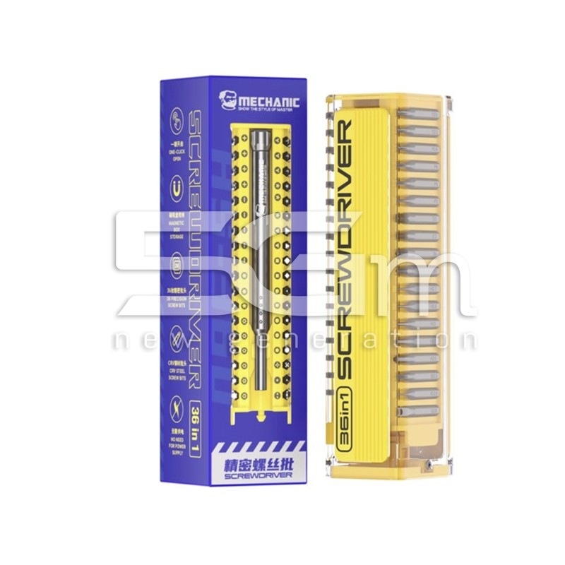 Mechanic HS-360 Комплект Прецизни Отвертки 36 в 1 | 5G-M.com