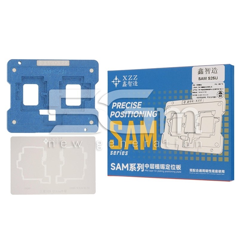 Stencil Reballing Capa Intermedia XINZHIZAO S25 Ultra (SM-S938)