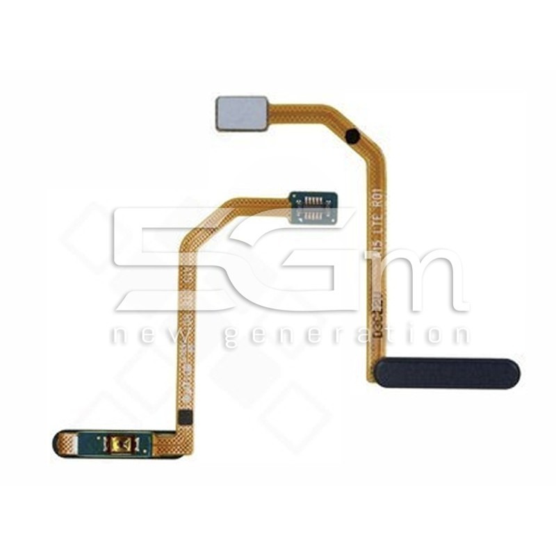 Cabo Flex Impressão Digital Azul Preto Samsung SM-A155 A15 4G (Ori) | 5G-M