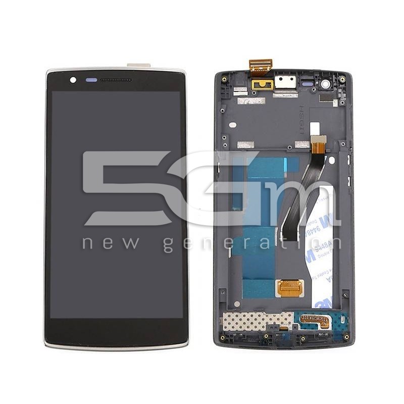 Display Touch Nero + Frame OnePlus One