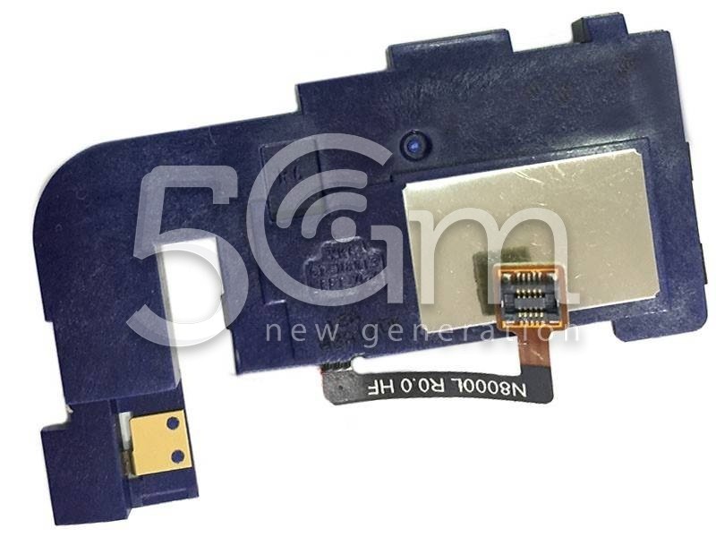 Suoneria Sinistra + Supporto Flat Cable Samsung N8000