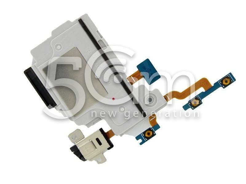 Suoneria Lato Sinisto + Jack Audio + Tasti Flat Cable Samsung SM-T520