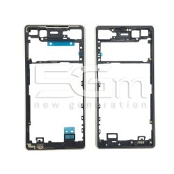 Front Cover Silver Per Versione Bianco Lcd Xperia X F5121