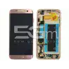 Samsung SM-G935 S7 Edge Pink-Gold Touch Display + Frame 