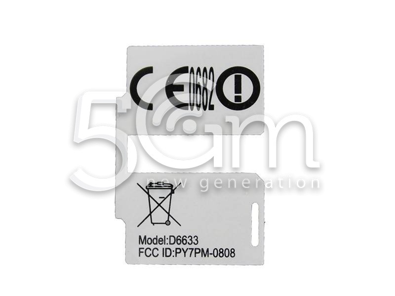 Xperia Z3 Dual Sim D6633 Tray Label Adhesive 