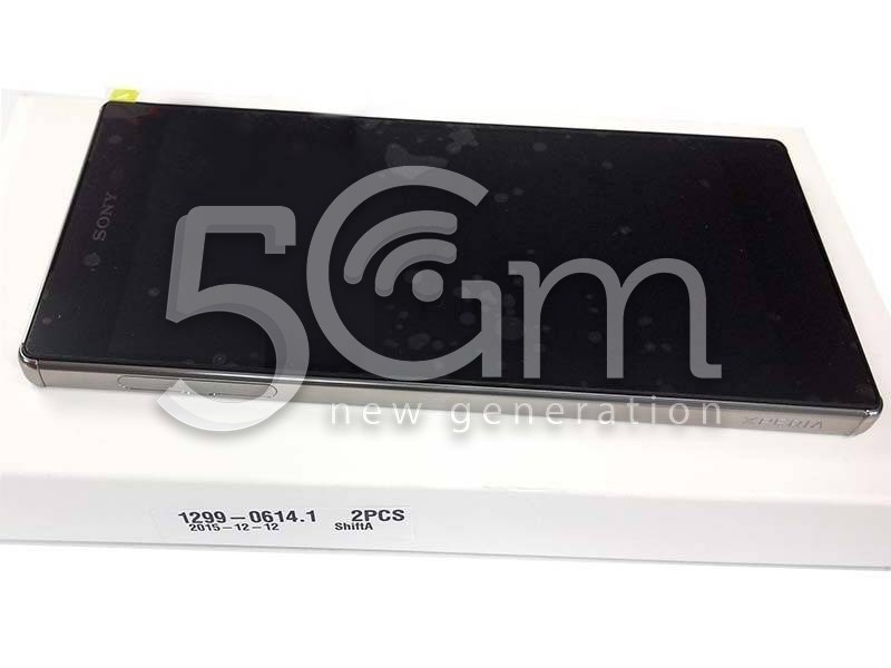 Xperia Z5 Premium E6853 Black Touch Display + Grey Frame 