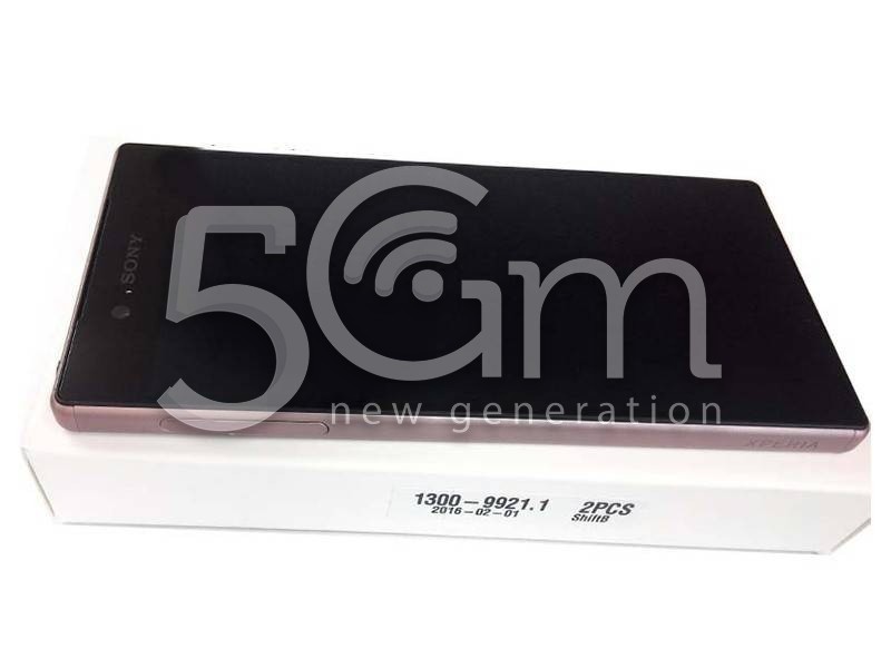 Xperia Z5 E6653 Black Touch Display + Pink Frame 