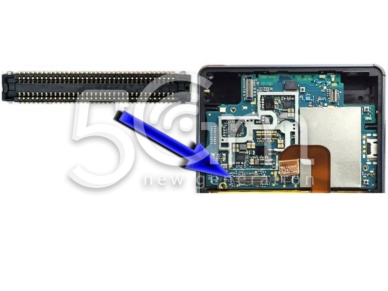 Connettore 35 Pin Su Scheda Madre Connessione LCD Xperia Z3 D6603