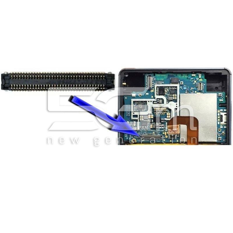 Connettore 35 Pin Su Scheda Madre Connessione LCD Xperia Z3 D6603