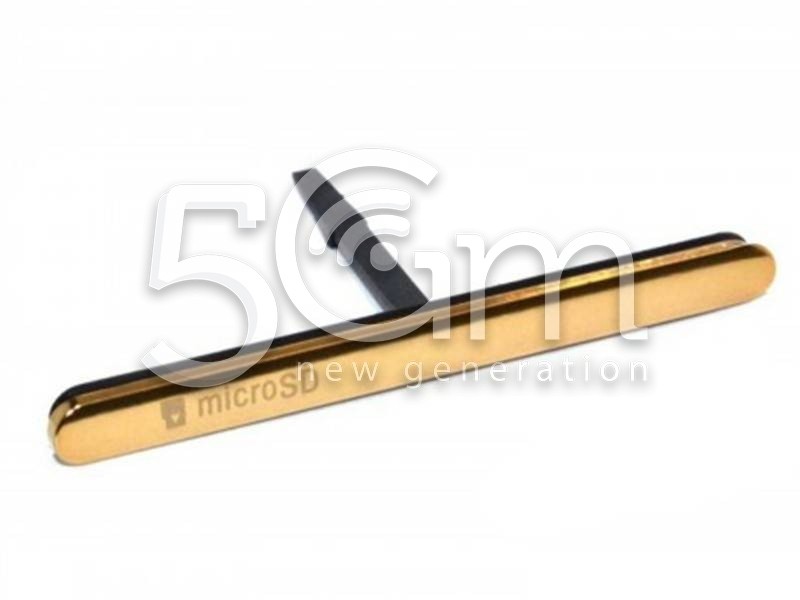 Xperia M5 E5603 Gold Micro SD Port Cover 