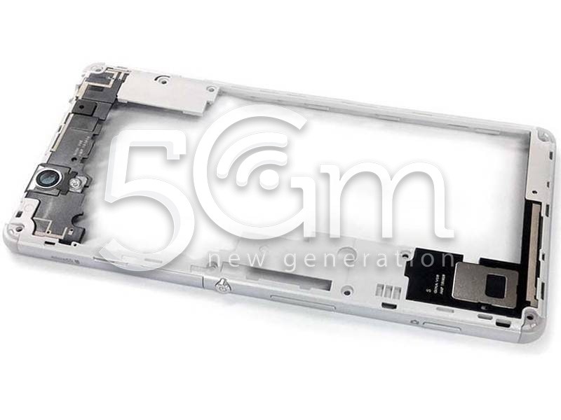 Xperia C4 Dual Sim E5333 White Middle Frame 