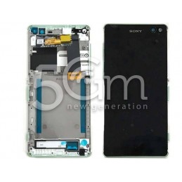 Display Touch Nero + Frame Mint Xperia C5 Ultra E5533