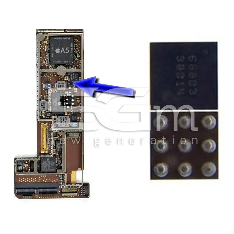 Charger IC 68803 6 Pin iPad 2