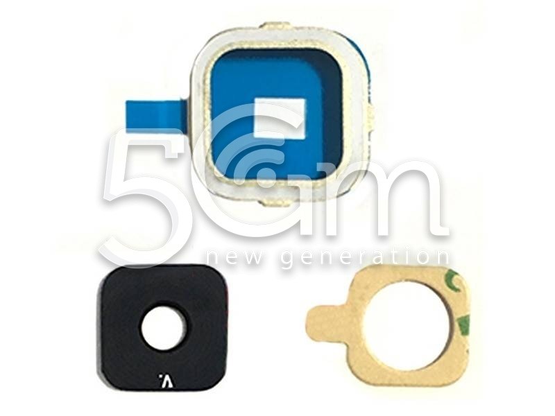 Samsung SM-A500 Camera Frame + Glass Lens for Gold Version 