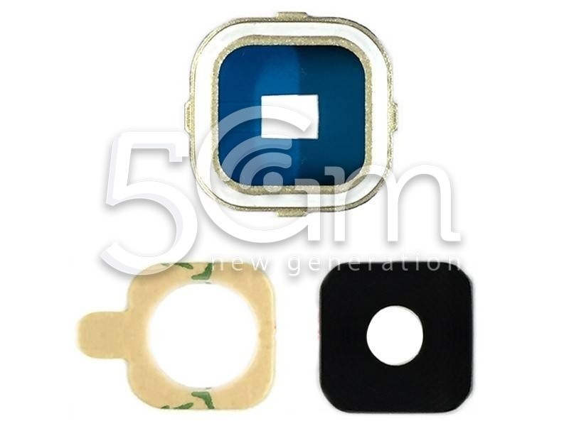 Samsung SM-A7 Camera Frame + Glass Lens Gold Version 