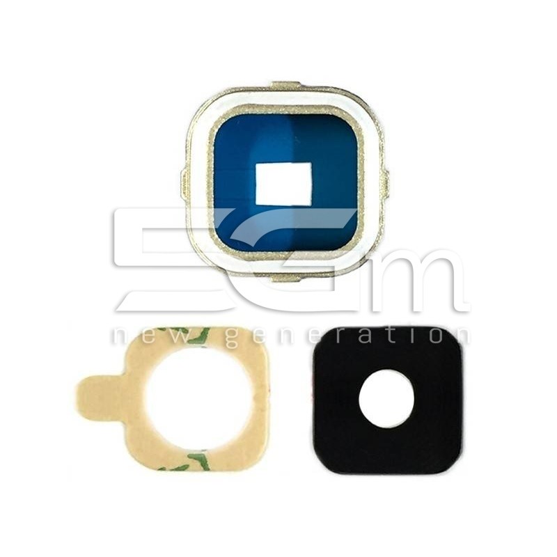 Samsung SM-A7 Camera Frame + Glass Lens Gold Version 