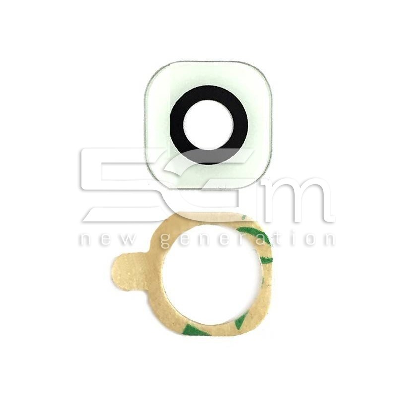 Samsung SM-G920 S6 Camera Adhesive + Glass Lens White Version 