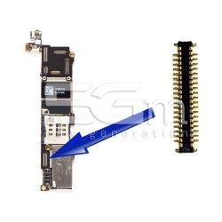 Connettore 19 Pin Su Scheda-Madre Connessione Connettore Di Ricarica IPhone 5C-5S