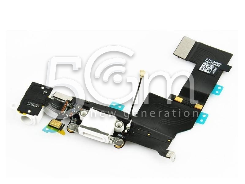 iPhone SE White Charging Connector Flex Cable No Logo
