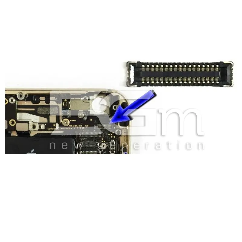 Connettore 17 Pin Su Scheda Madre Connessione Fotocamera Posteriore IPhone 6
