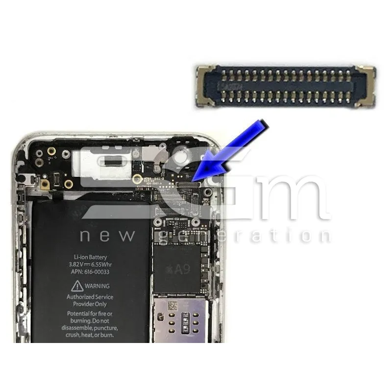 Connettore 17 Pin Su Scheda-Madre Connessione Fotocamera Posteriore iPhone 6S