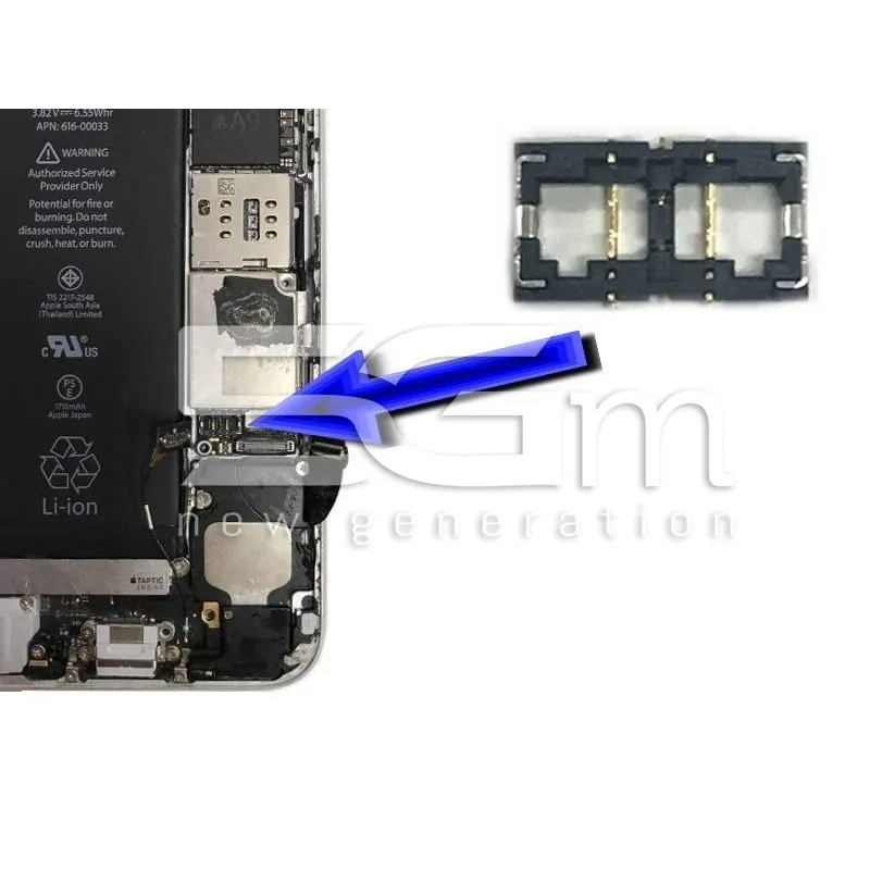 Connettore Su Scheda-Madre Connessione Batteria IPhone 6S