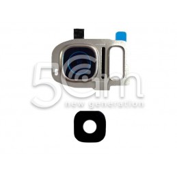 Samsung SM-G930 S7 Gold Version Glass Lens + Camera Frame 