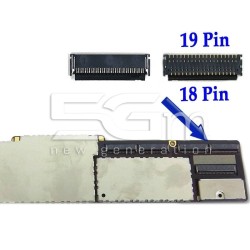 Connettore 19/18 Pin Su Scheda-Madre Connessione Flex Comandi iPad 3