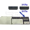 Connettore 19/18 Pin Su Scheda-Madre Connessione Flex Comandi iPad 3