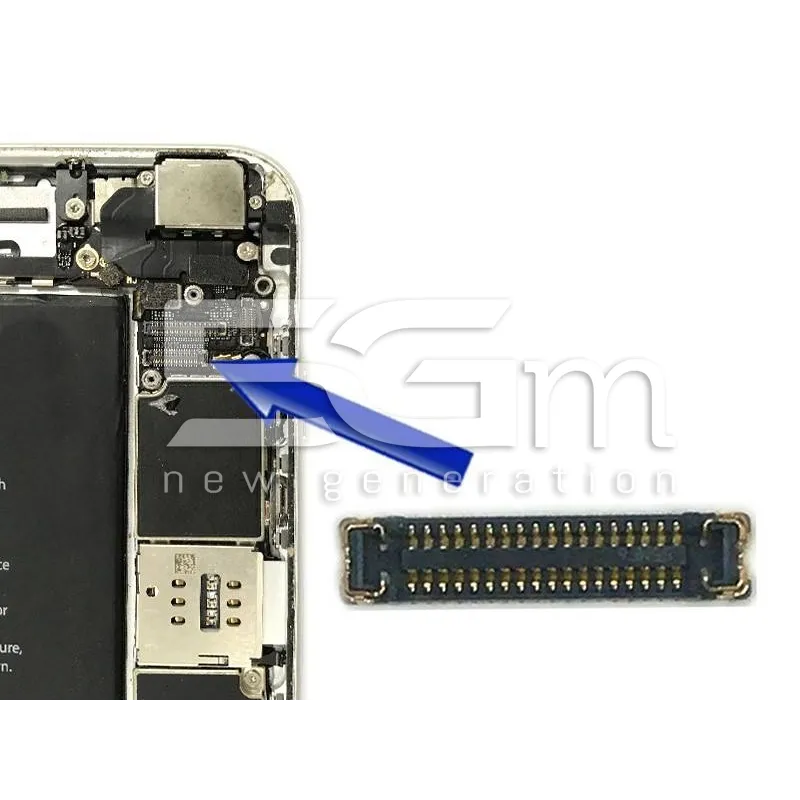Connettore 18 Pin Su Scheda-Madre Connessione Sensore Flex IPhone 6S Plus