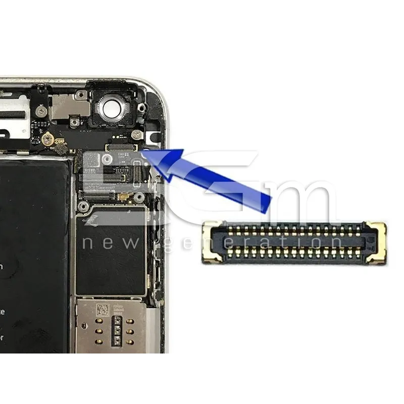 Connettore 17 Pin Su Scheda-Madre Connessione Fotocamera Posteriore IPhone 6S Plus