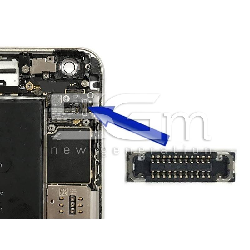 Connettore 11 Pin Su Scheda-Madre Connessione Fingerprint iPhone 6S Plus