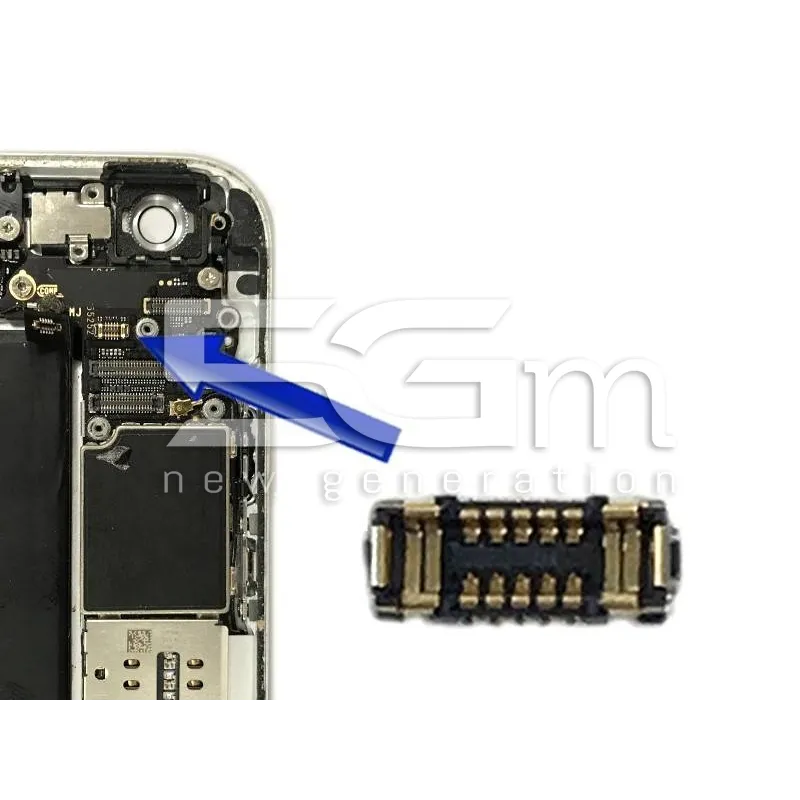 Connettore 5 Pin Su Scheda-Madre Connessione Accensione Flex IPhone 6S Plus