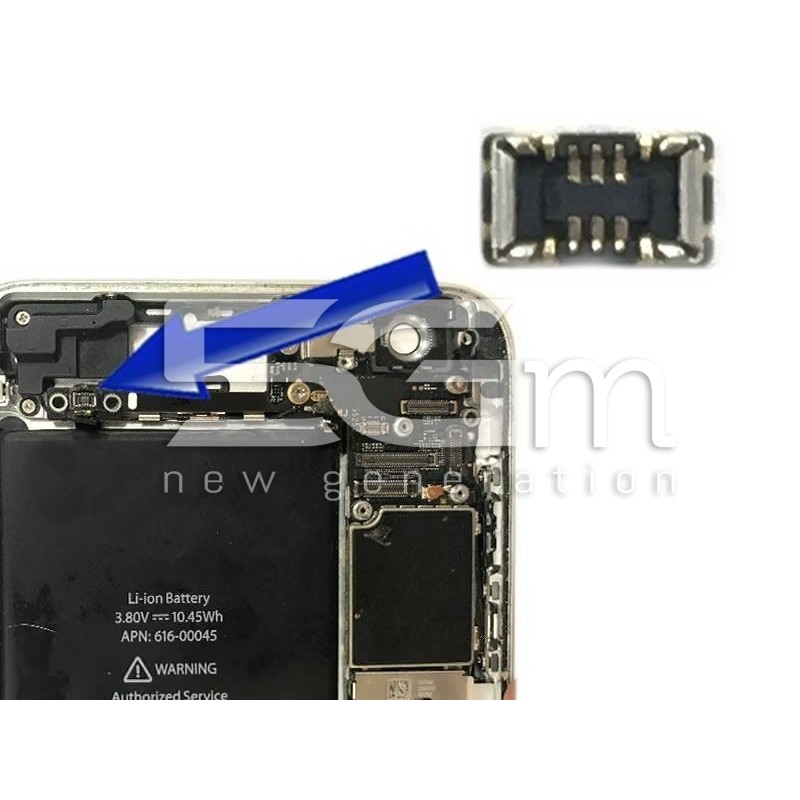Connettore 5 Pin Su Scheda-Madre Connessione Volume Flex IPhone 6S Plus