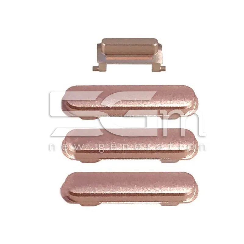 Kit Boutons Externes Rose Gold Iphone 6 | Boutique en Ligne 5G-M