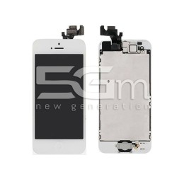 Display Touch Bianco Full Parts iPhone 5 No Logo Flex