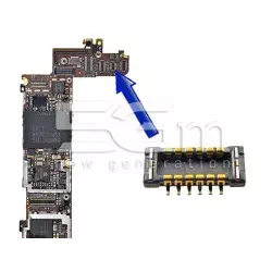 Connettore 6 Pin Su Scheda-Madre Connessione Sensore Di Prossimita' iPhone 4