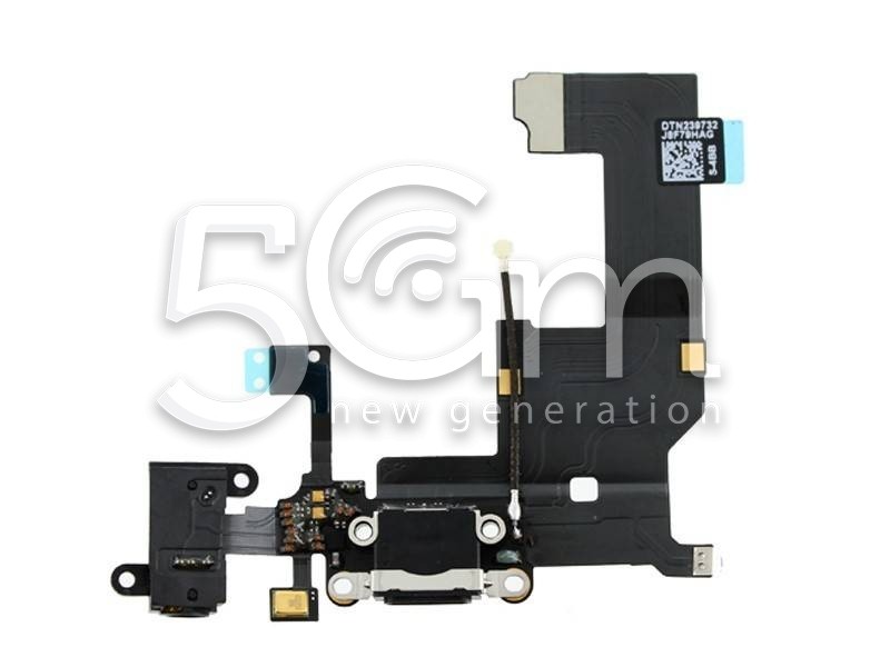 Connettore Di Ricarica Nero Flat Cable iPhone 5