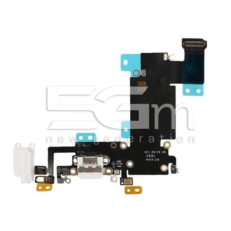 iPhone 6S Plus White Charging Connector Flex Cable