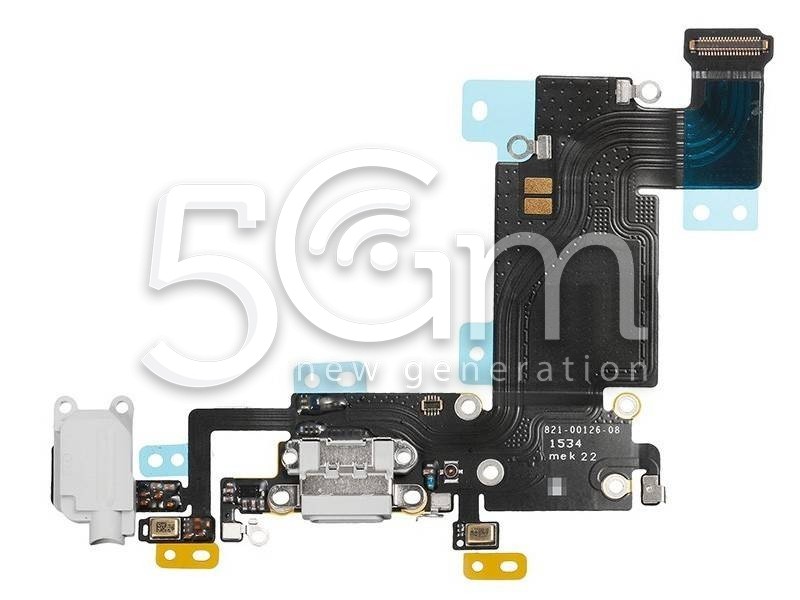 Connettore Di Ricarica Silver Flat Cable iPhone 6S Plus No Logo