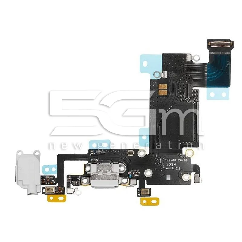 Connettore Di Ricarica Silver Flat Cable iPhone 6S Plus No Logo
