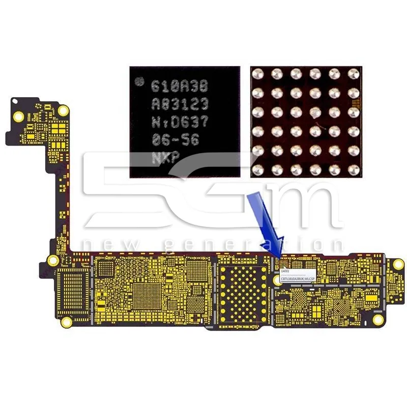 IC Carica U4001 iPhone 7 610A3B