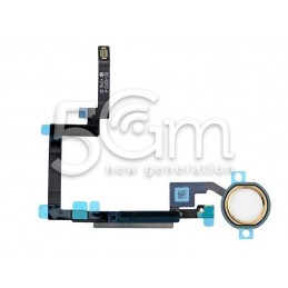 iPad Mini 3 Full Gold Home Button + Flat Cable + Finger Prints