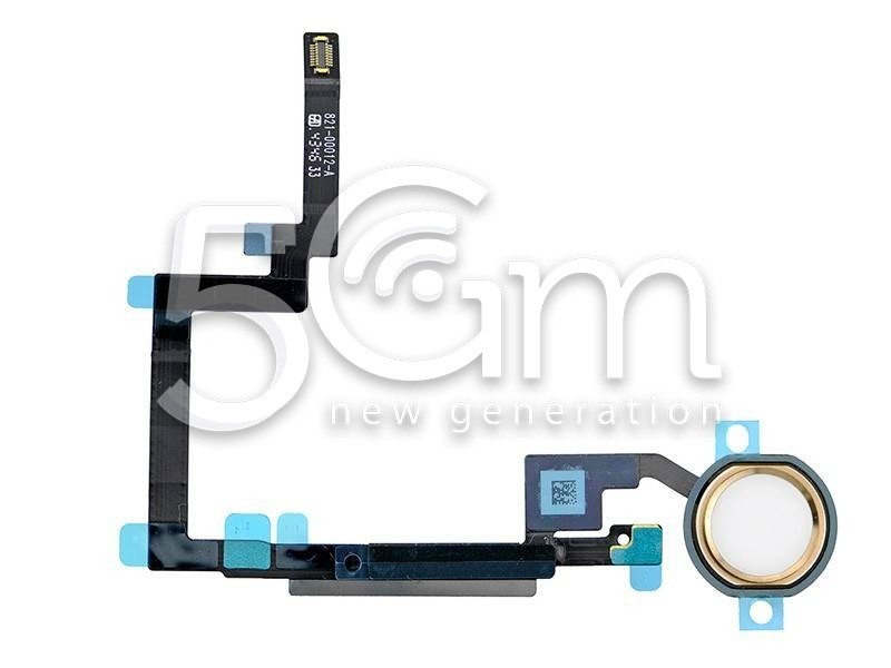 iPad Mini 3 Full Gold Home Button + Flat Cable + Finger Prints